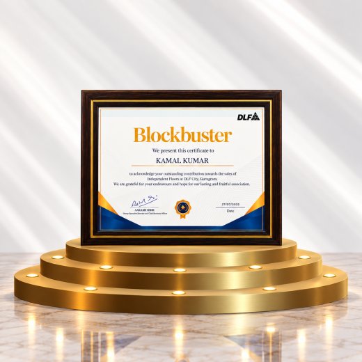 Certificate of Appreciation – DLF