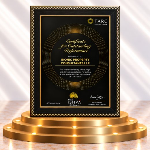 Certificate for Outstanding Performance – TARC